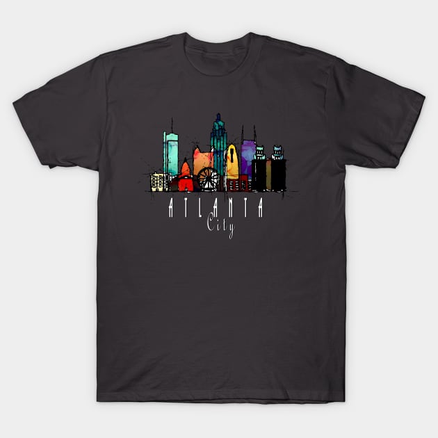 Atlanta city T-Shirt by DimDom